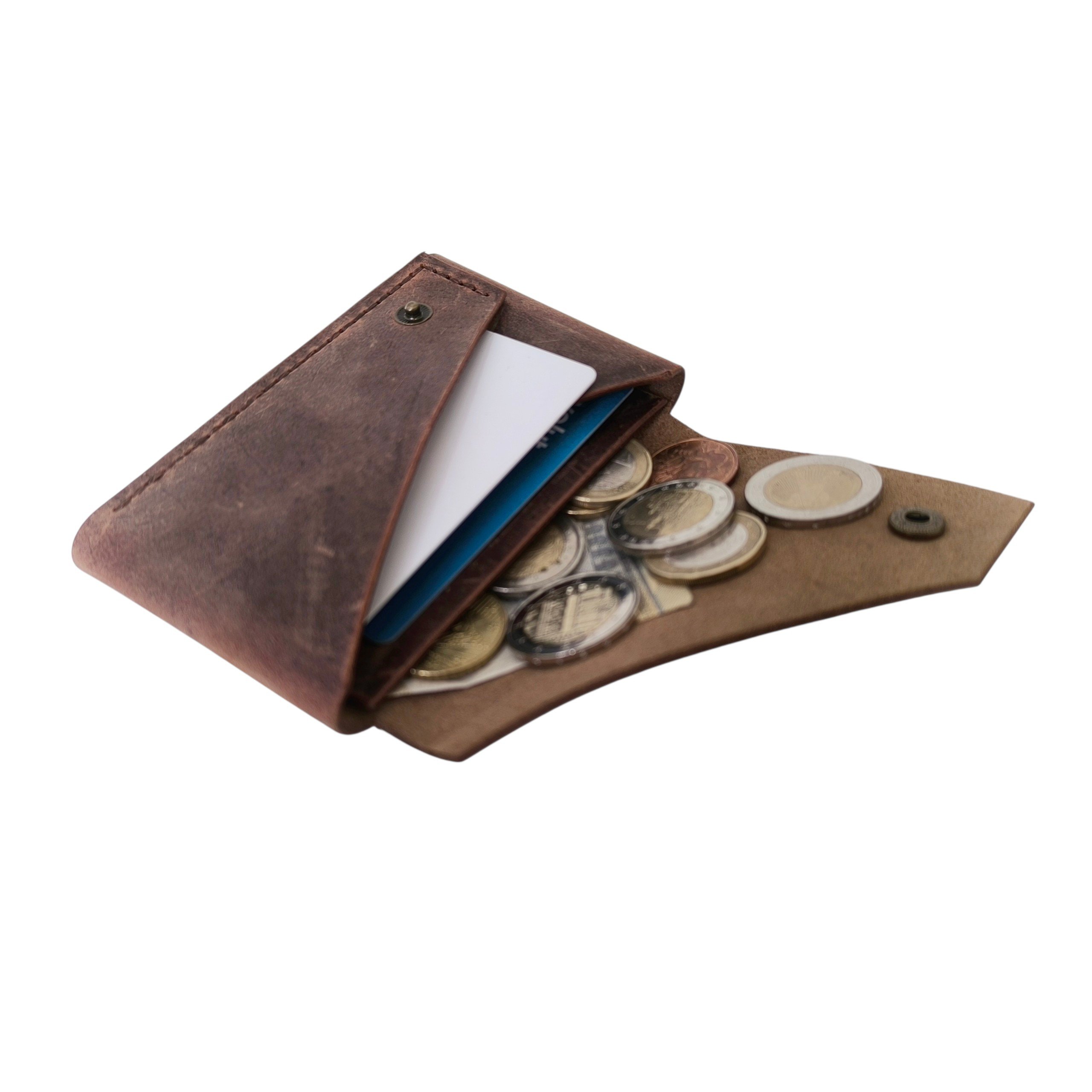 Petit Portefeuille en cuir vieilli – Image 4