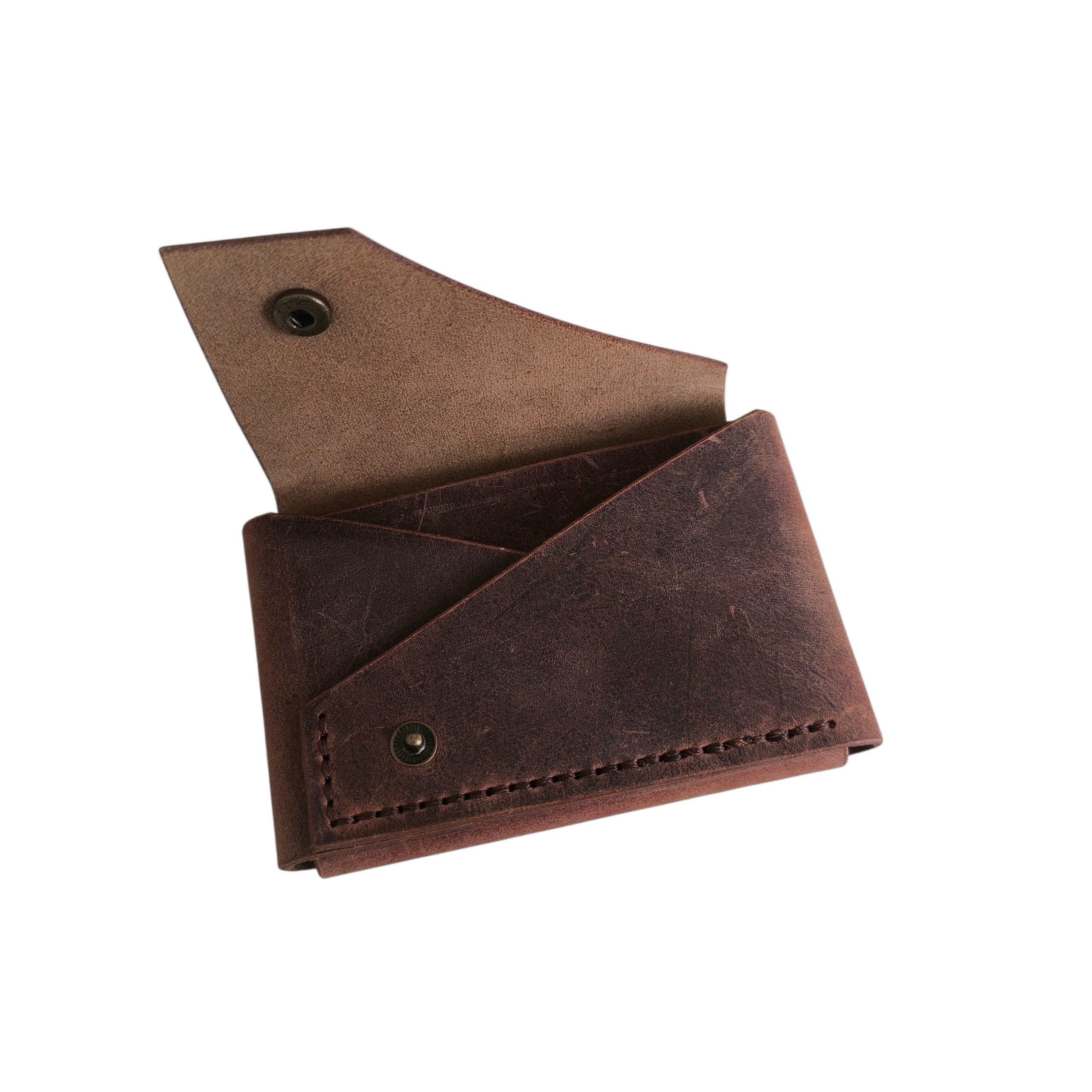 Petit Portefeuille en cuir vieilli – Image 3