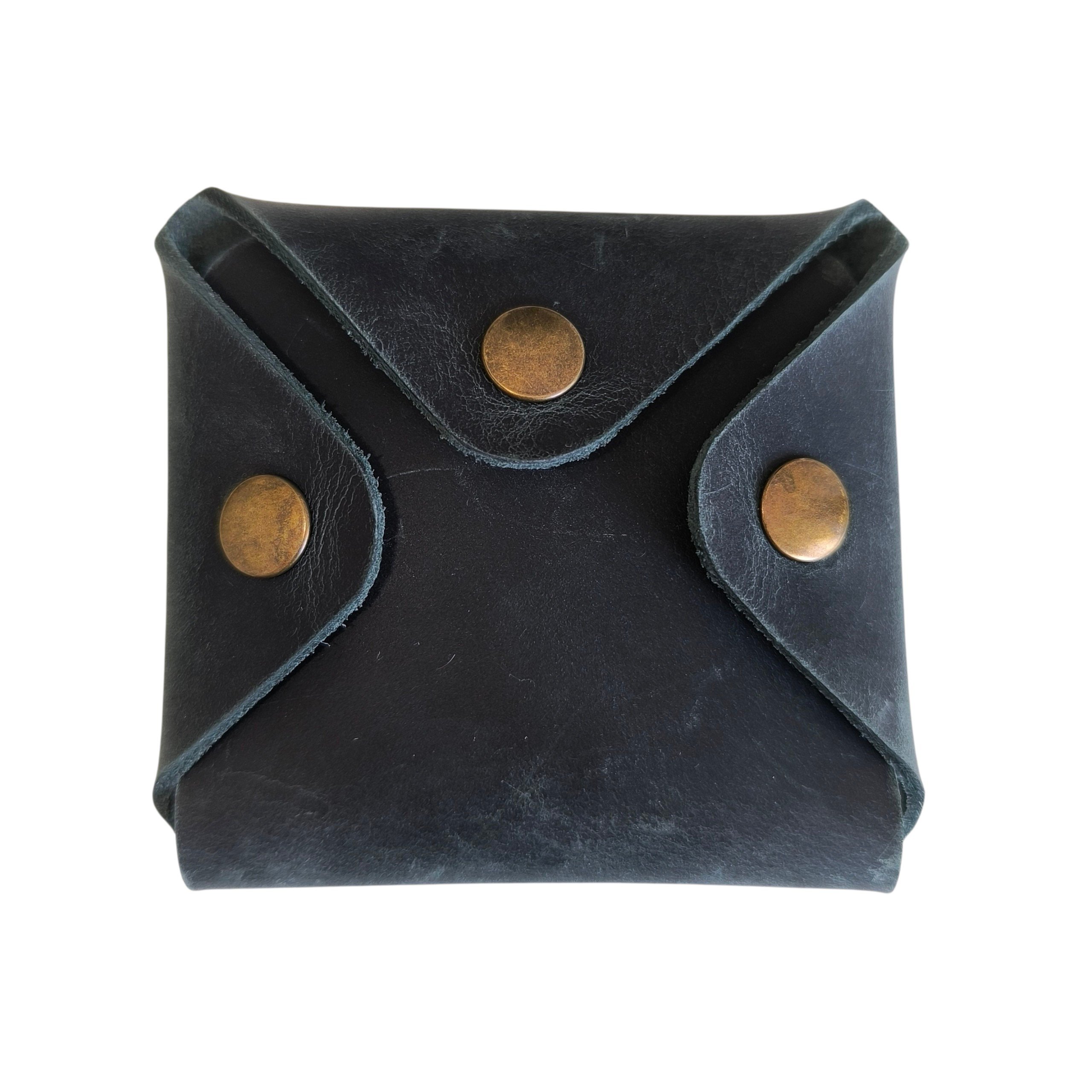 Étui Écouteurs en Cuir Vintage | Porte-monnaie & Câbles